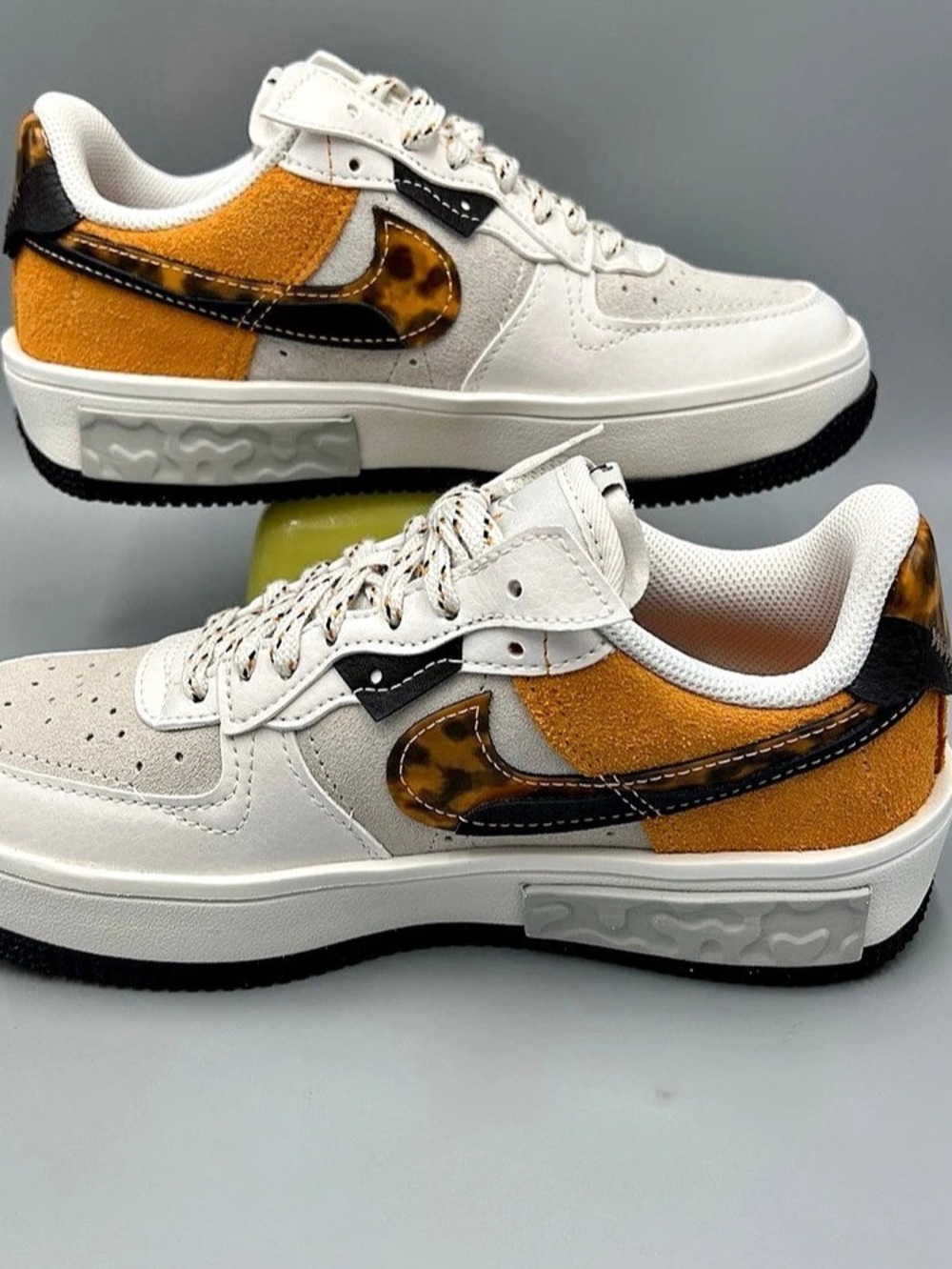 Nike Air Force 1 Fontanka WM Tortoise Curry Phantom DR0151-001 Women's Size 5.5